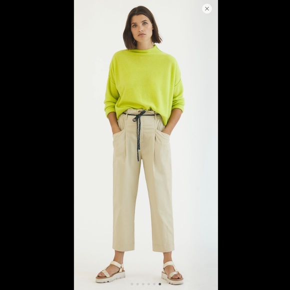 Anthropologie Milena cropped paper bag trouser - Picture 2 of 5